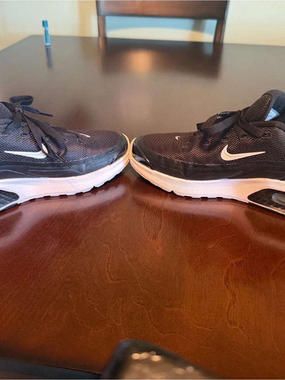 Nike Women's Black and White Air Max Sneakers